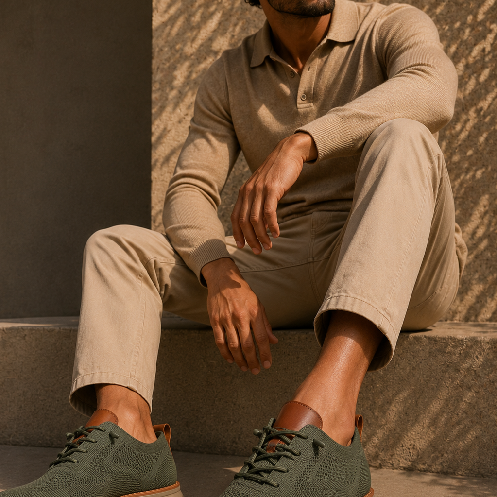 Sneakers Sportive Con Tomaia In Mesh Lavorato