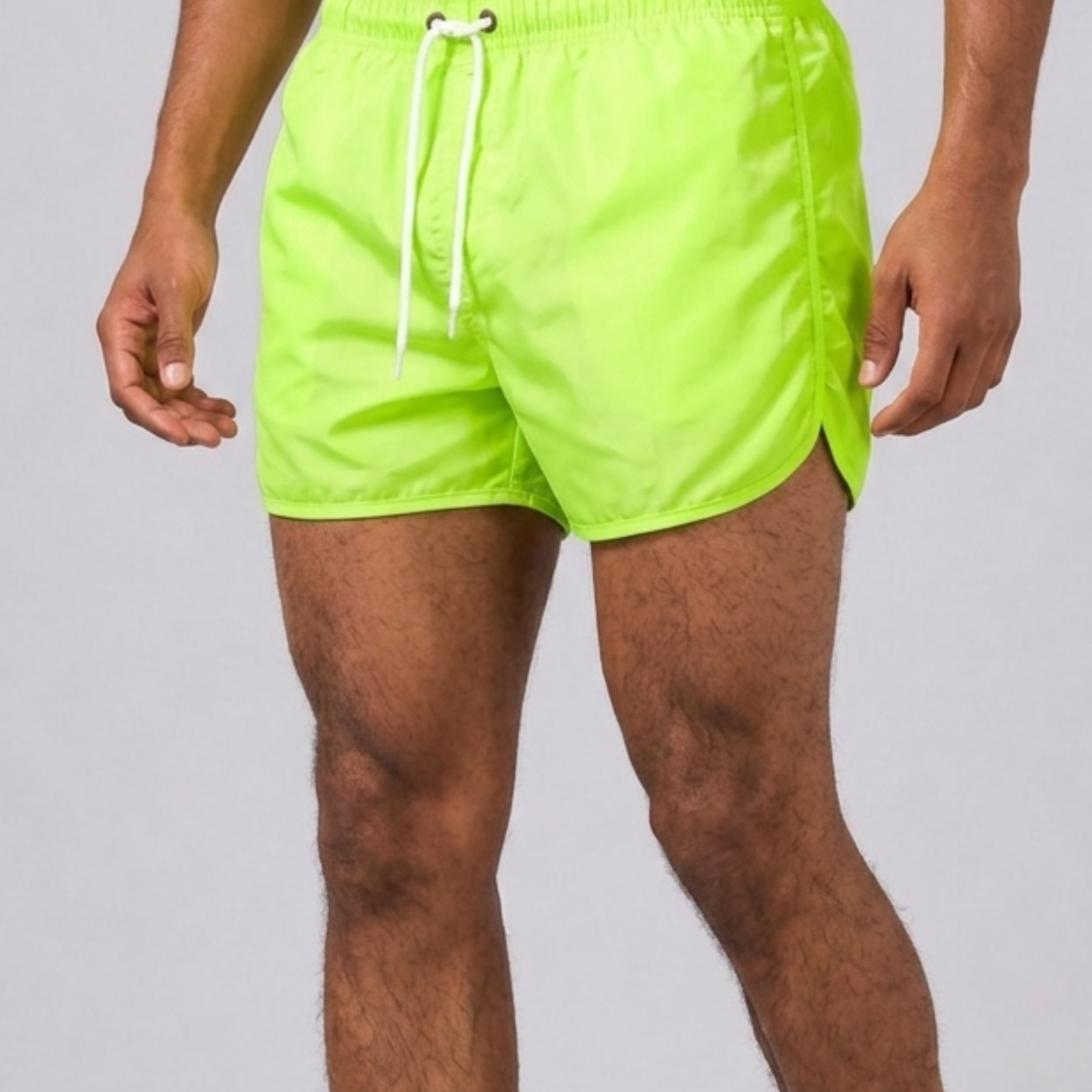 Costume Da Bagno Corto Con Vita Elasticizzata E Coulisse