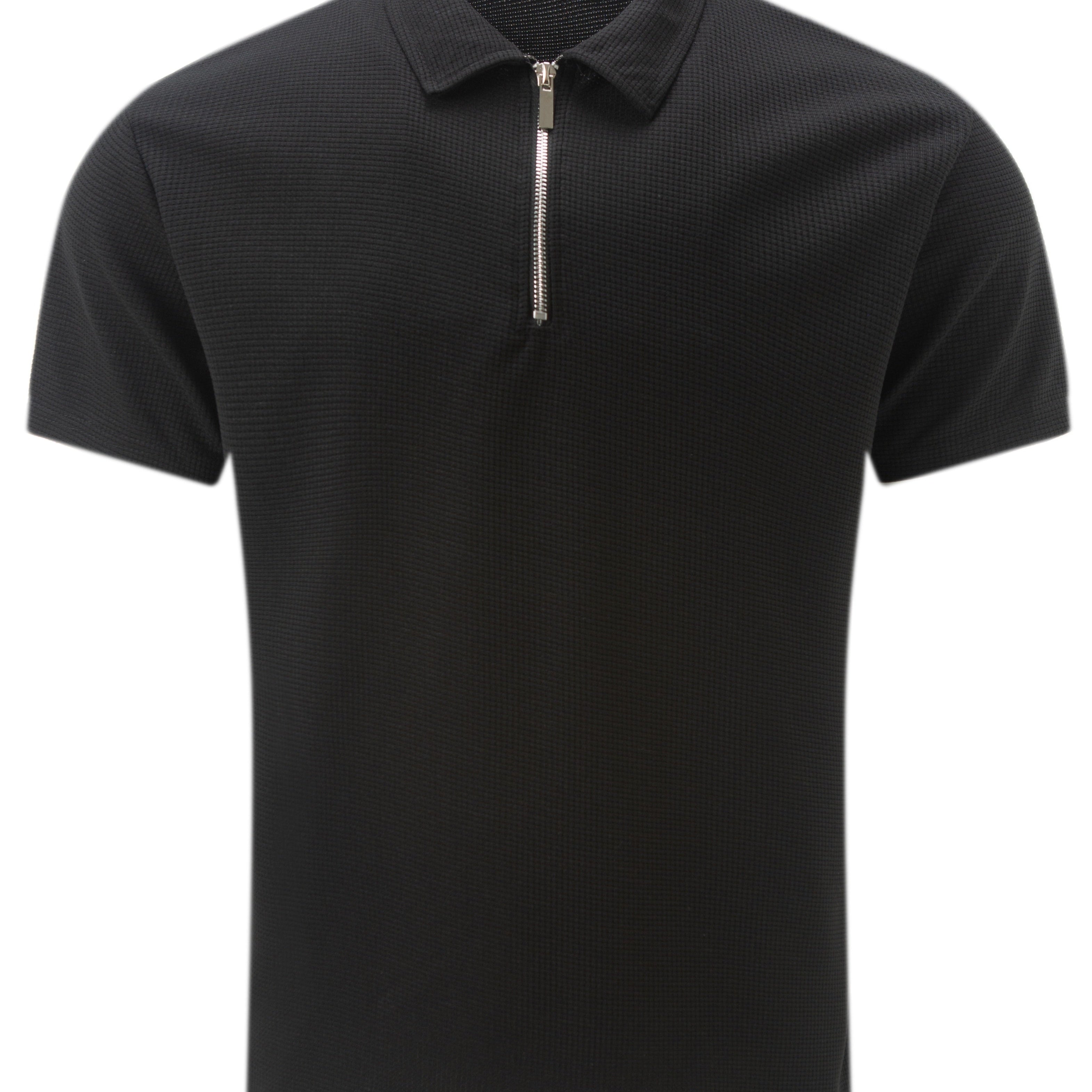 Polo Con Collo A Zip E Maniche Corte