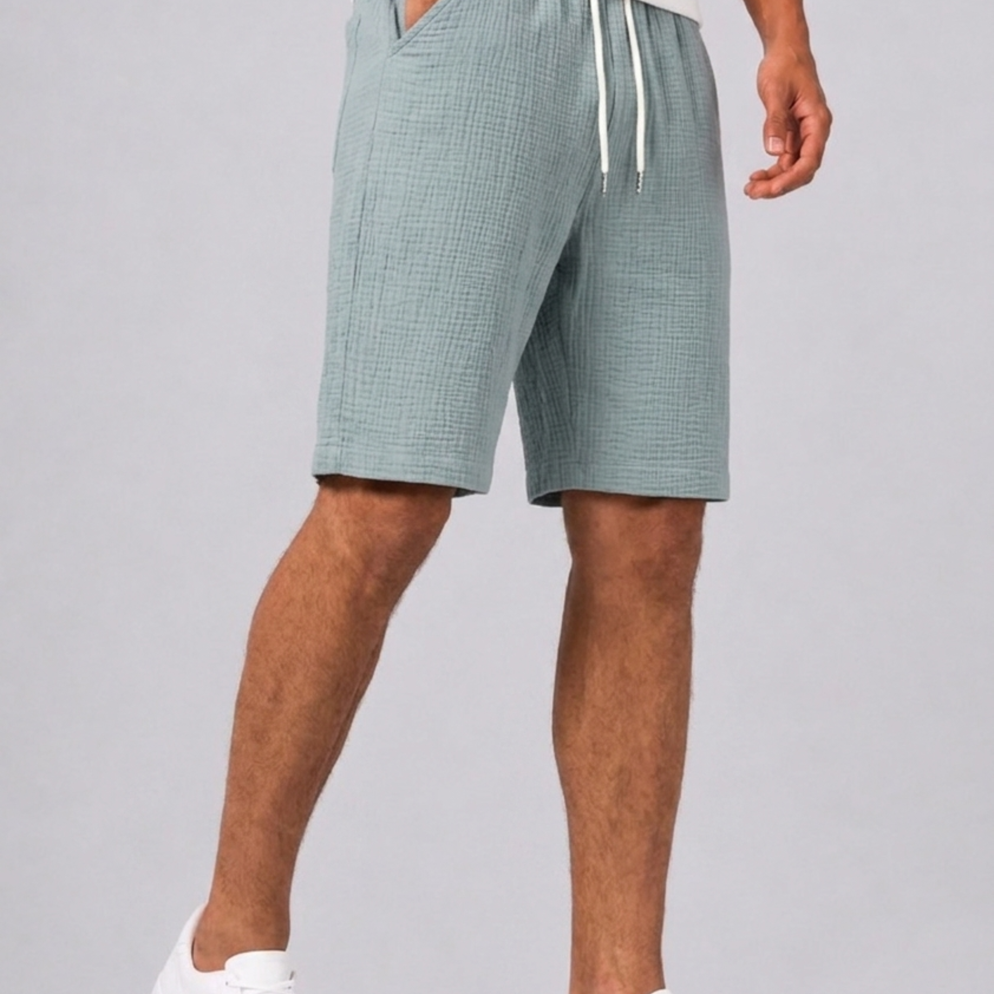 Bermuda Con Vita Elasticizzata E Coulisse
