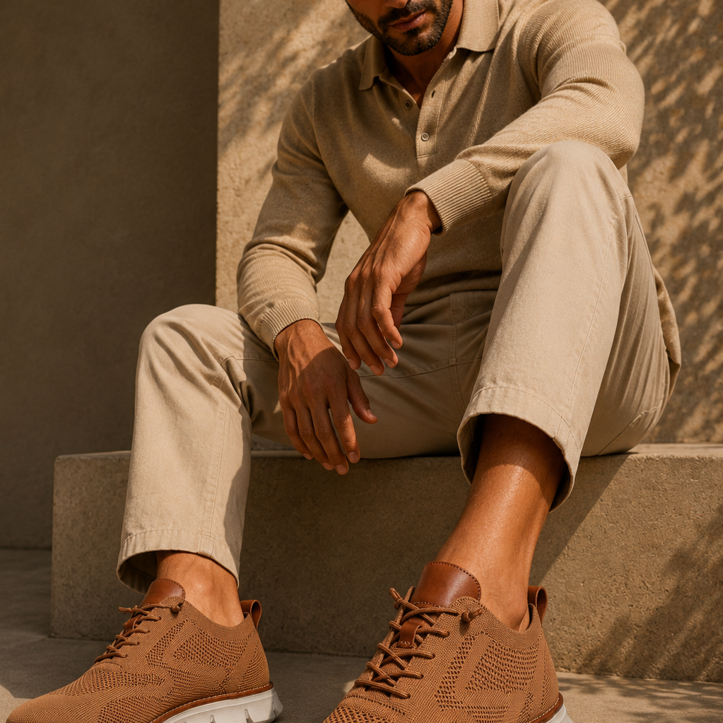 Sneakers Sportive Con Tomaia In Mesh Lavorato