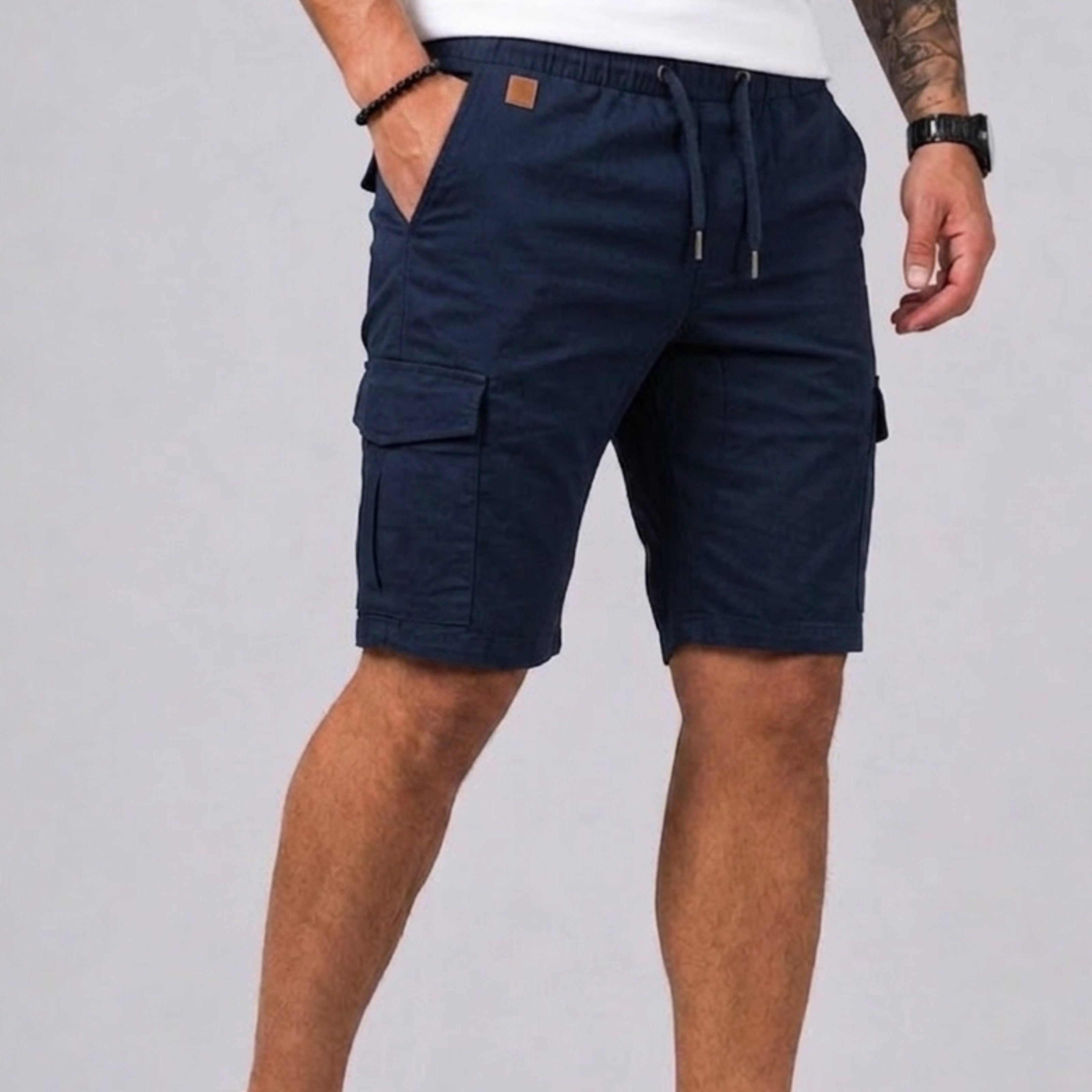 Bermuda Cargo Con Tasche Applicate