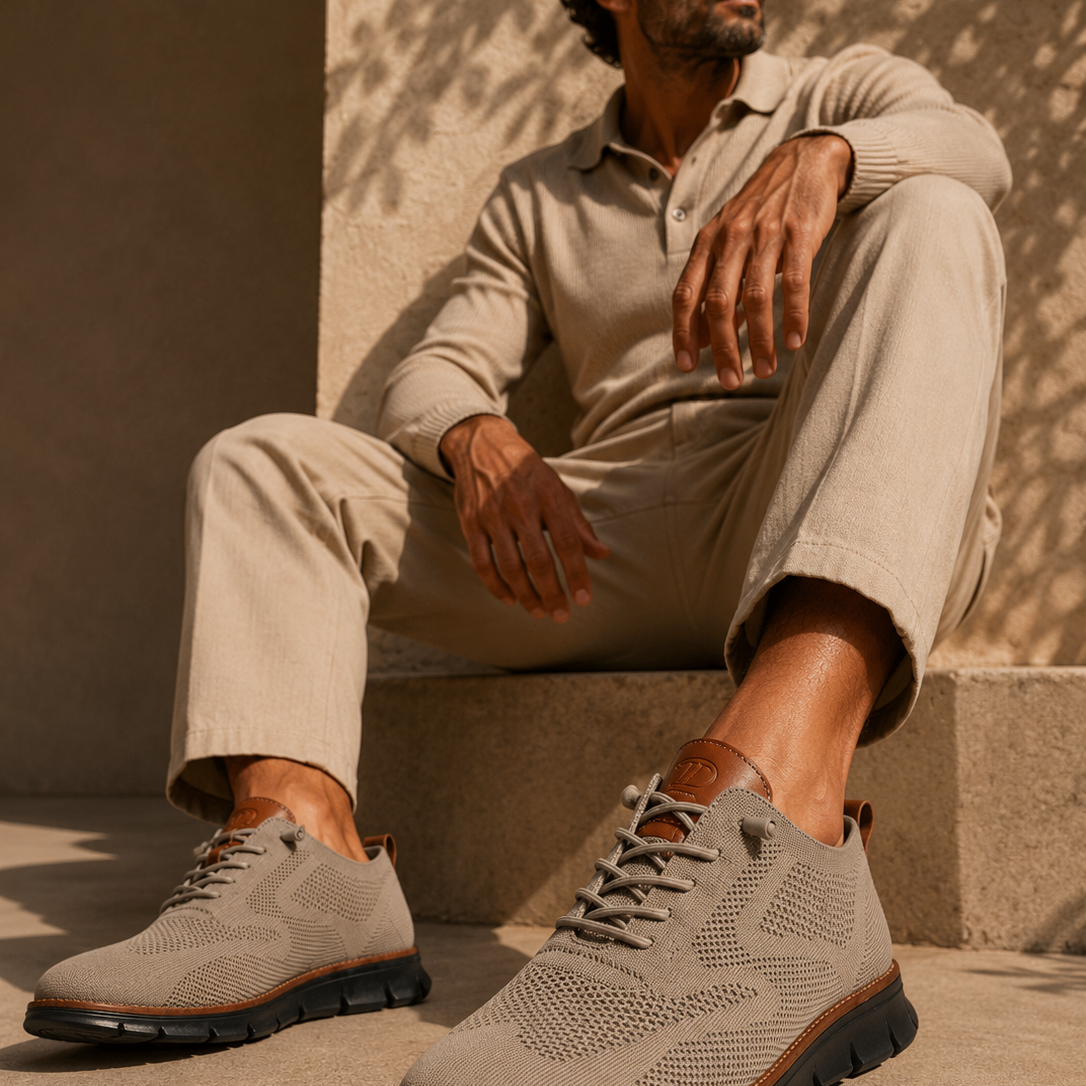 Sneakers Sportive Con Tomaia In Mesh Lavorato