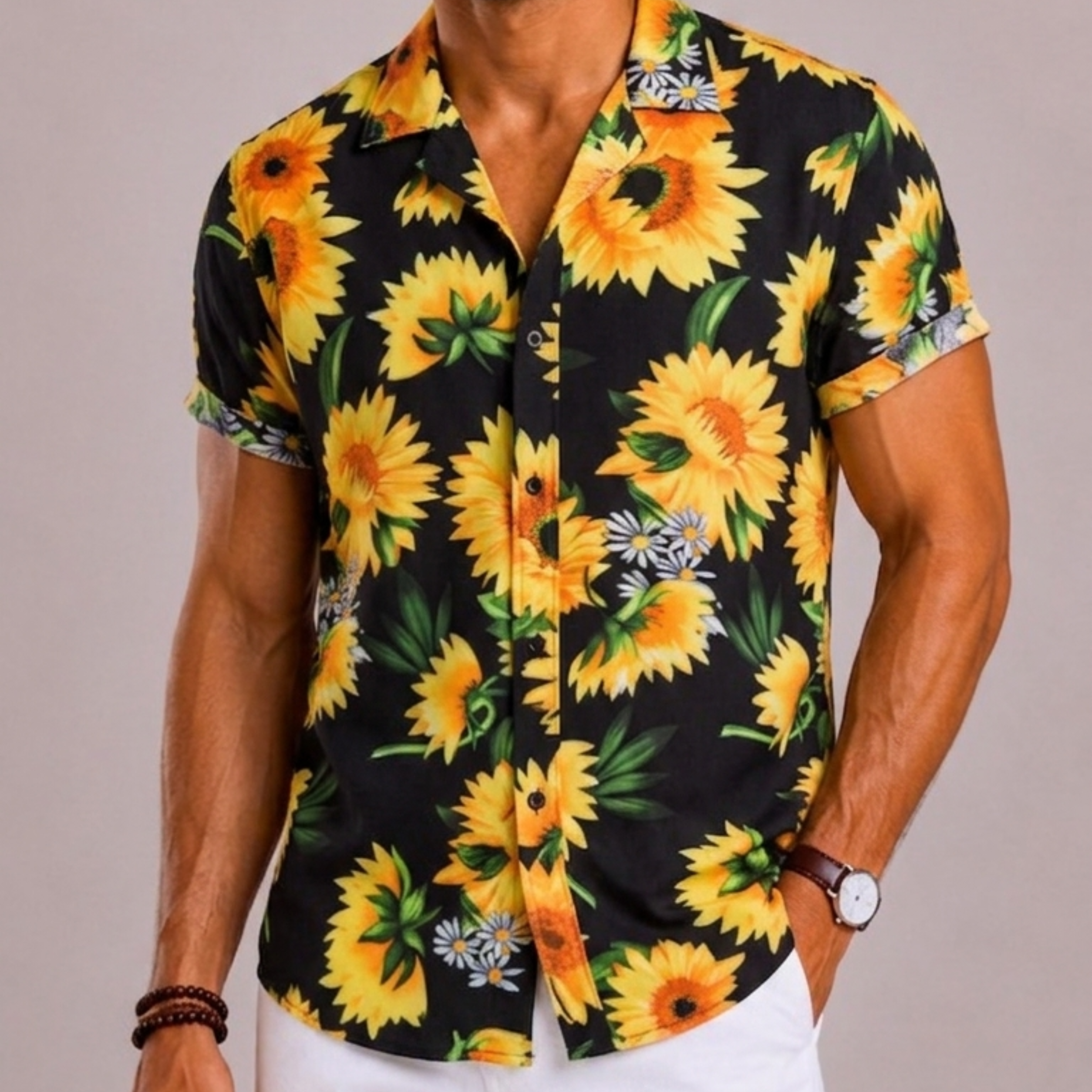 Maison Velutti | Camicia Floreale Con Colletto Classico