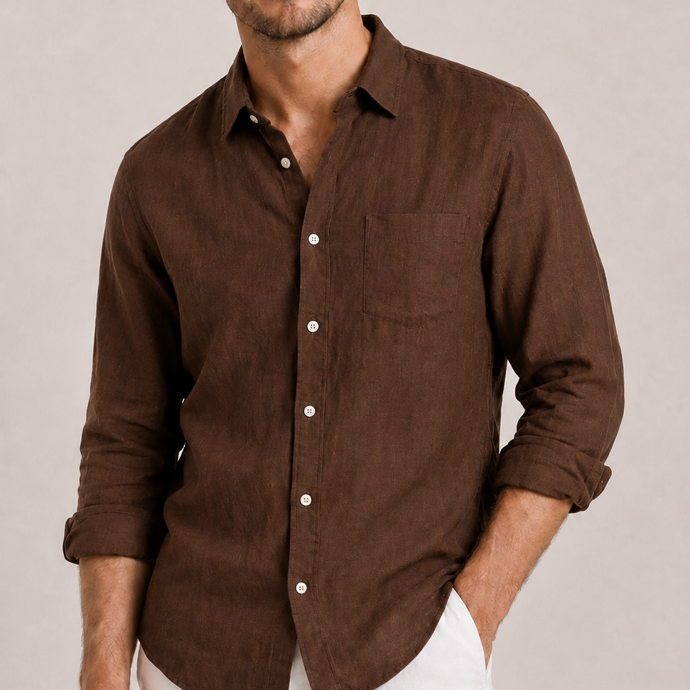 Maison Velutti | Camicia in Lino da Uomo