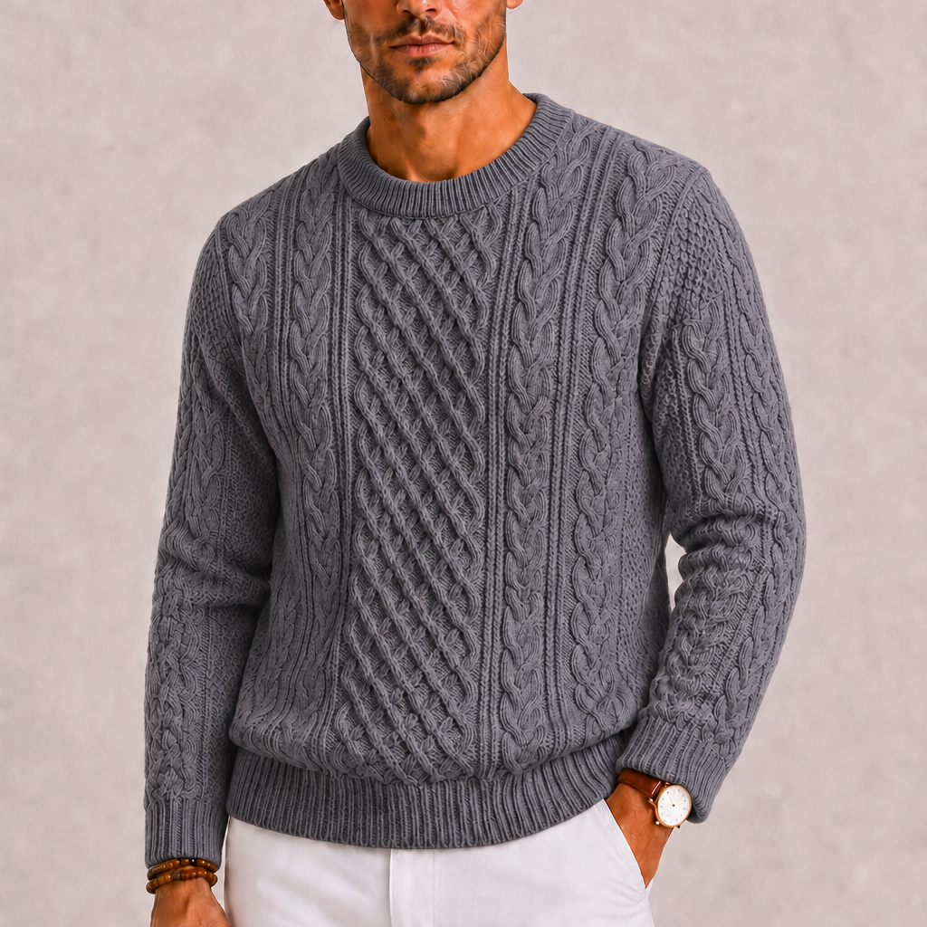 Maison Velutti | Maglione a Trecce da Uomo