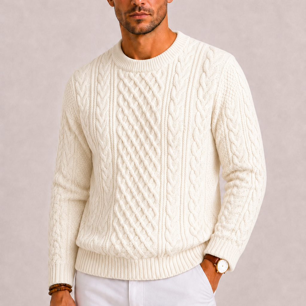 Maison Velutti | Maglione a Trecce da Uomo