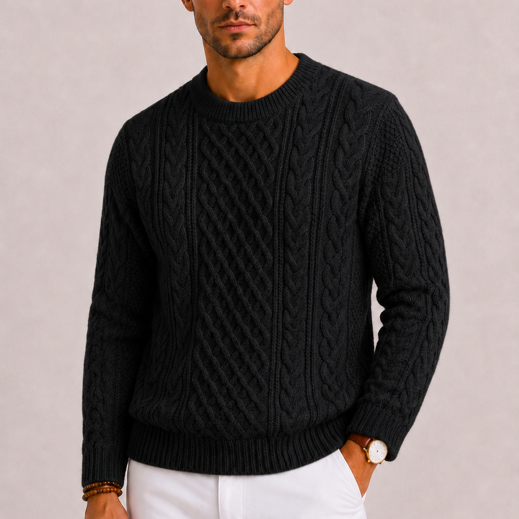 Maison Velutti | Maglione a Trecce da Uomo