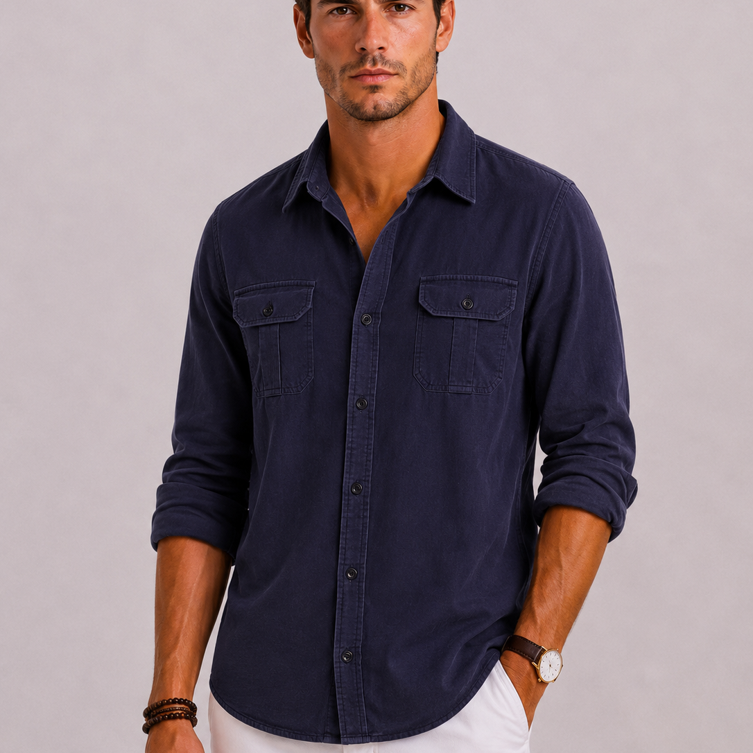 Maison Velutti | Camicia Casual con Tasche