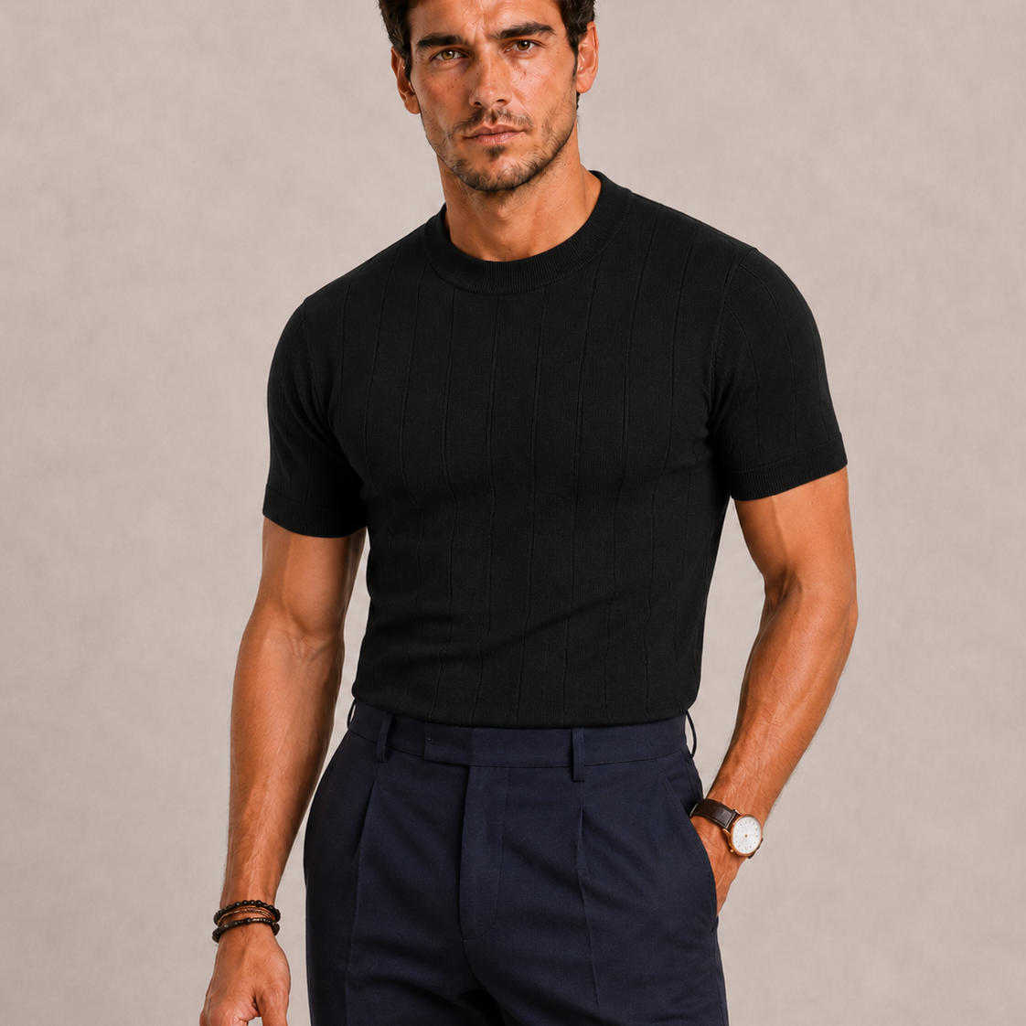Maison Velutti | Polo in Maglia a Coste