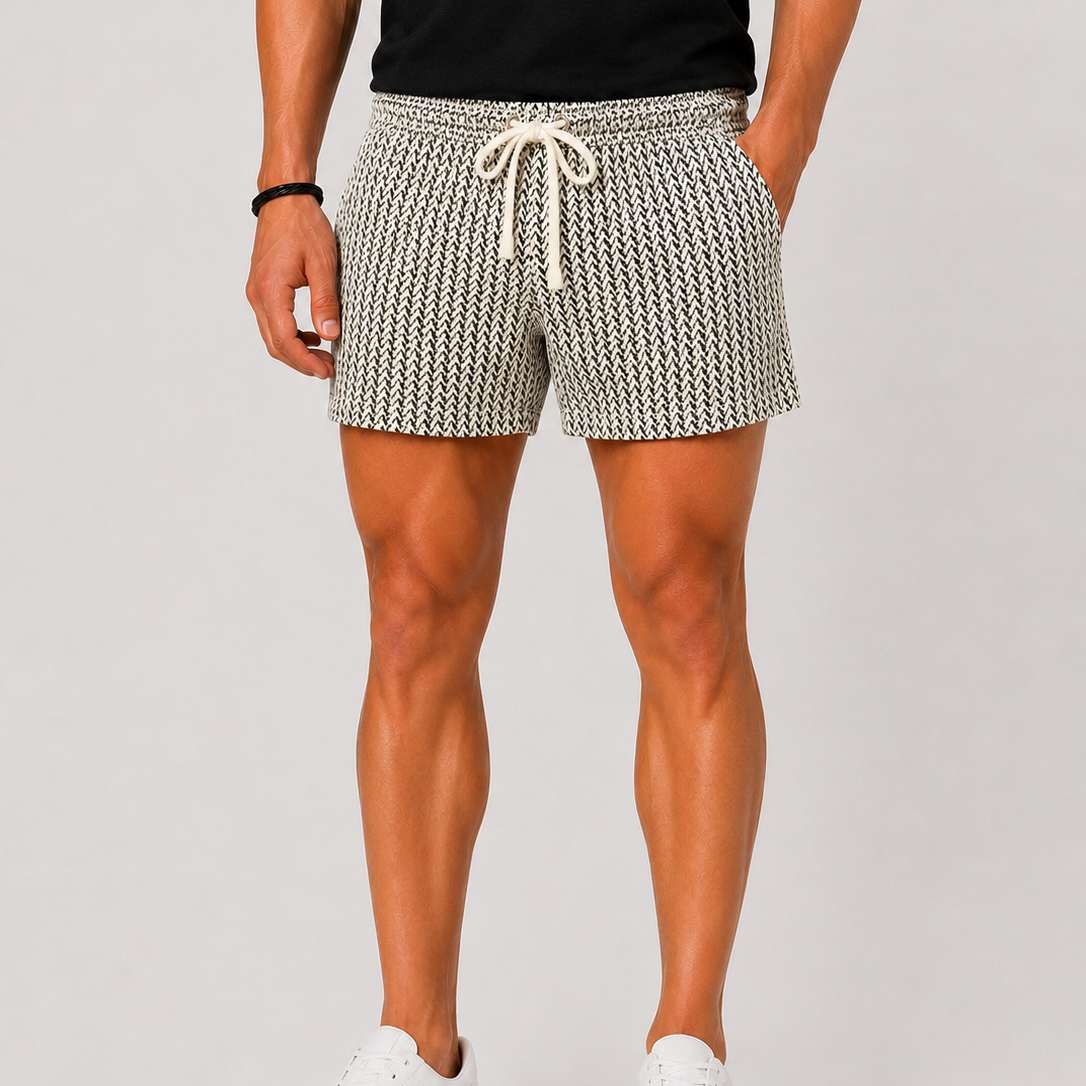 Maison Velutti | Shorts Pied-de-Poule
