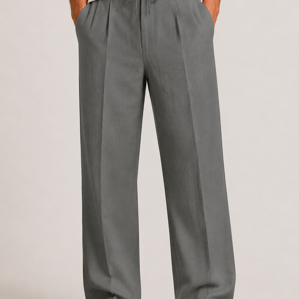 Maison Velutti | Pantaloni in Lino Relax Fit