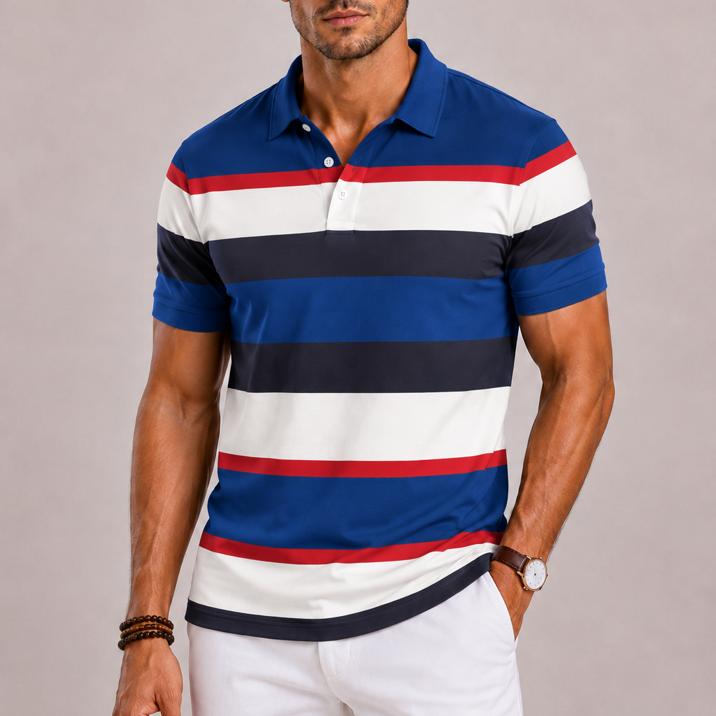 Maison Velutti | Polo a Righe Retro