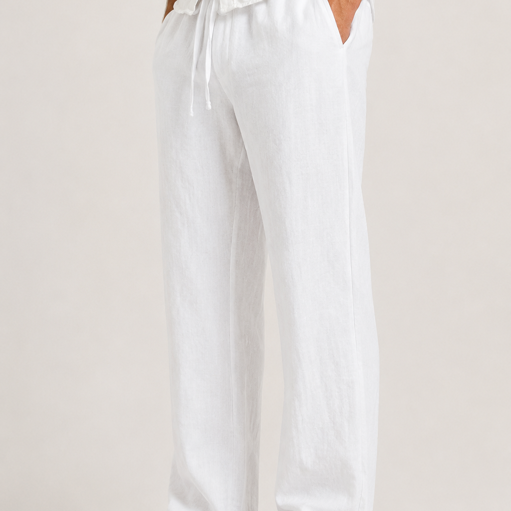 Maison Velutti | Pantaloni in Lino da Uomo