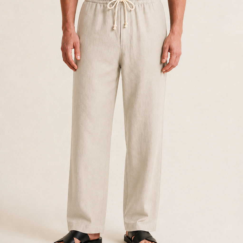 Maison Velutti | Pantaloni in Lino da Uomo