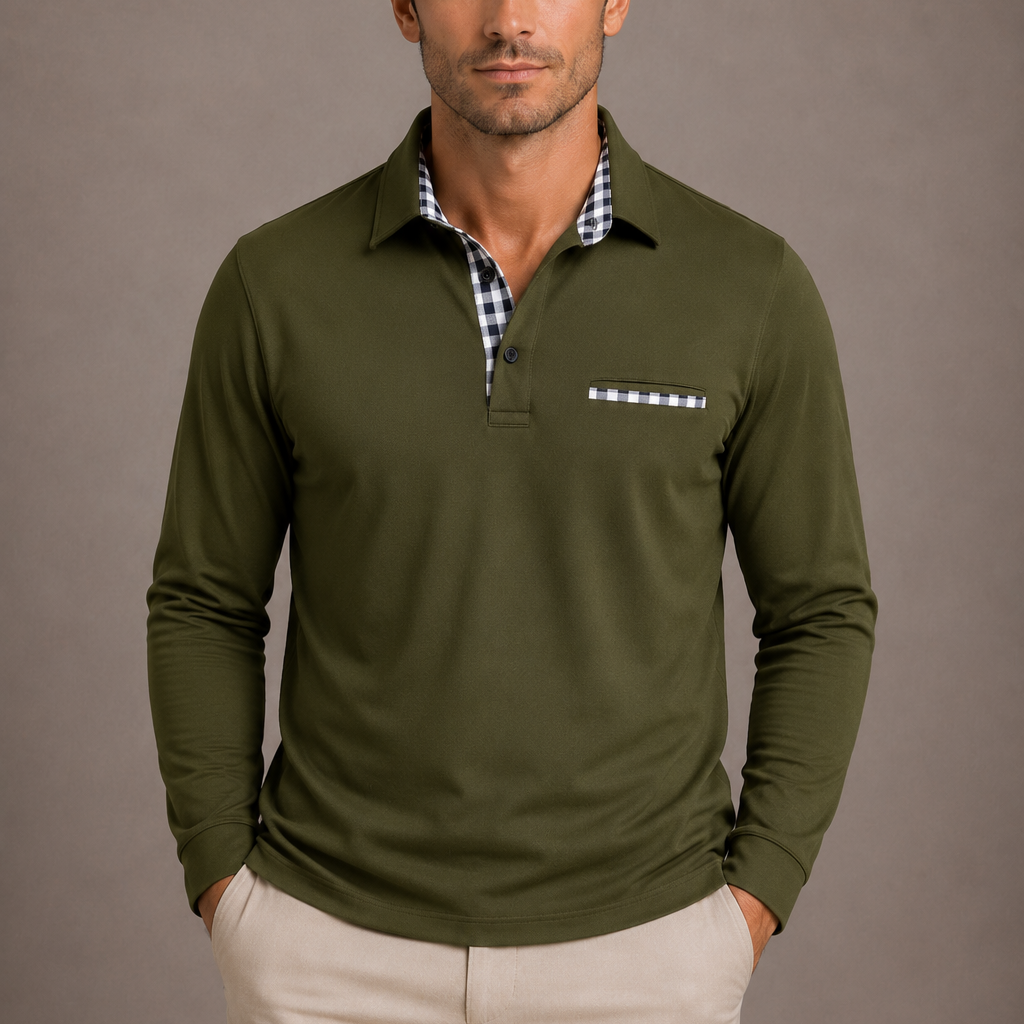 Maison Velutti | Polo Maniche Lunghe da Uomo