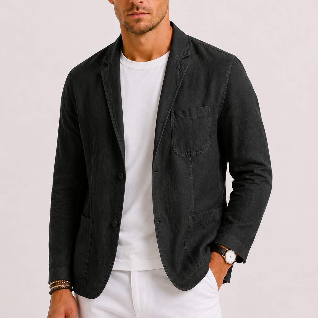 Maison Velutti | Blazer in Lino da Uomo