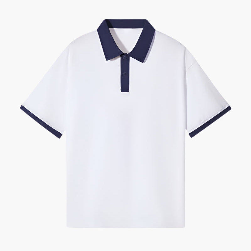 Polo Con Colletto A Contrasto E Maniche Corte