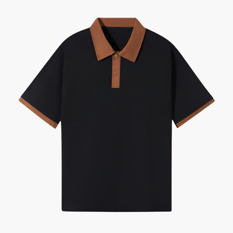 Polo Con Colletto A Contrasto E Maniche Corte