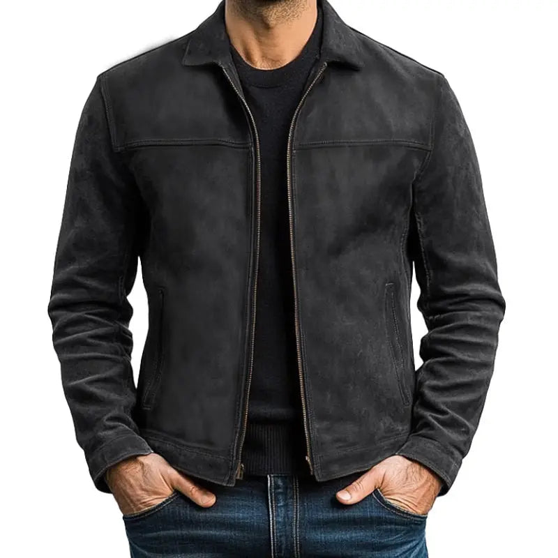 MAISON VELUTTI | LEATHER JACKET FOR MEN
