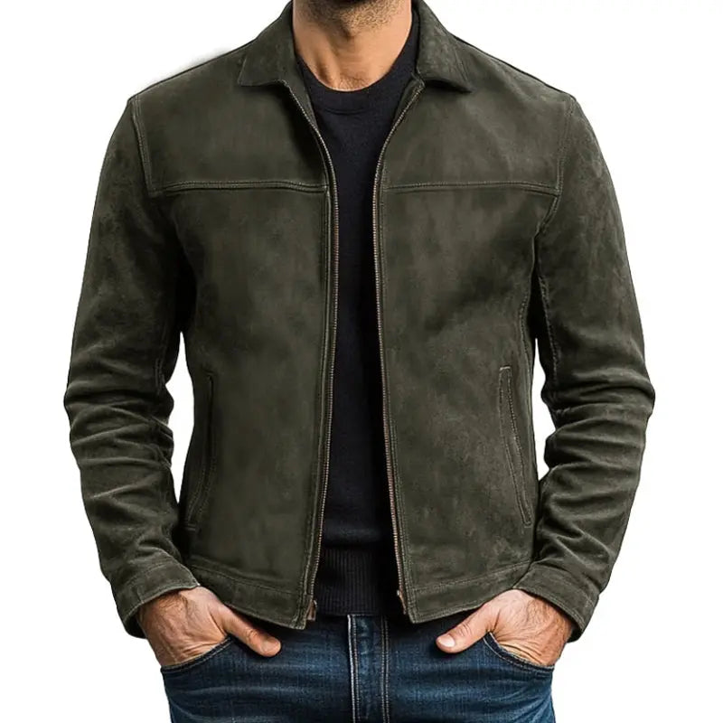 MAISON VELUTTI | LEATHER JACKET FOR MEN