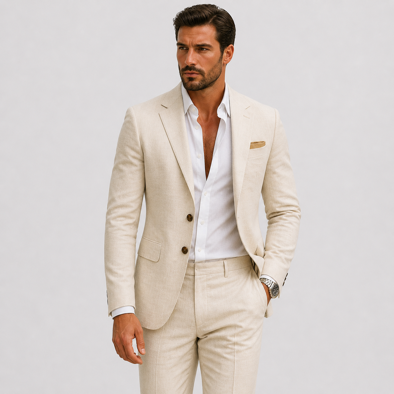 Maison Velutti | Abito in Lino da Uomo