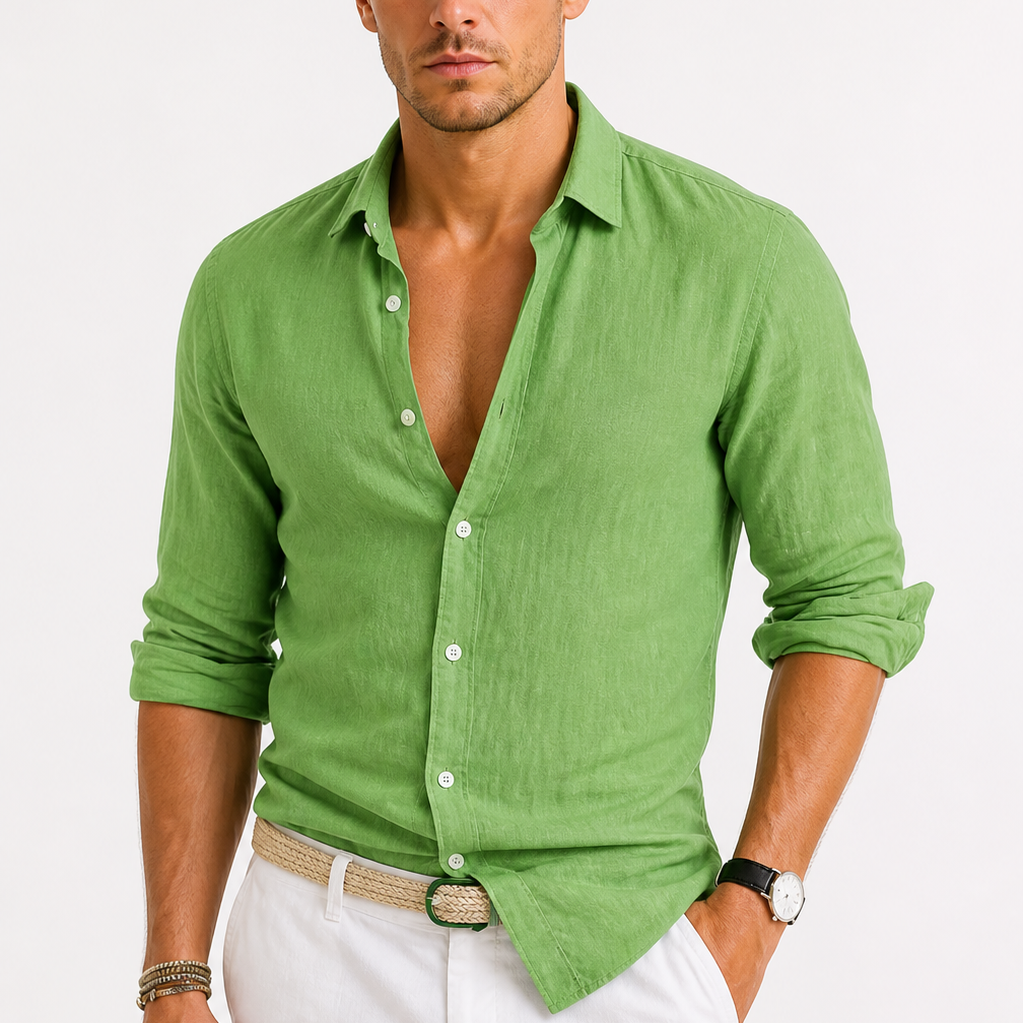 Maison Velutti | Camicia in Lino da Uomo