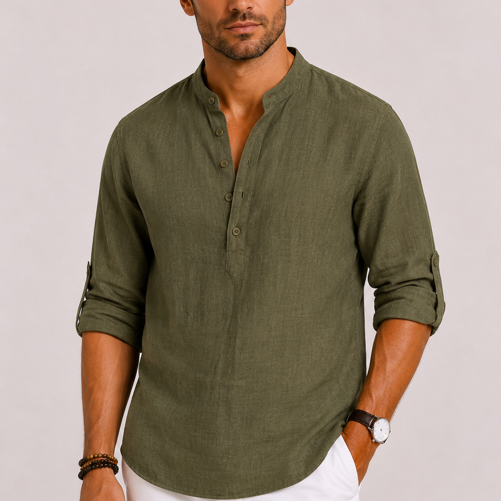 Maison Velutti | Camicia in Lino da Uomo