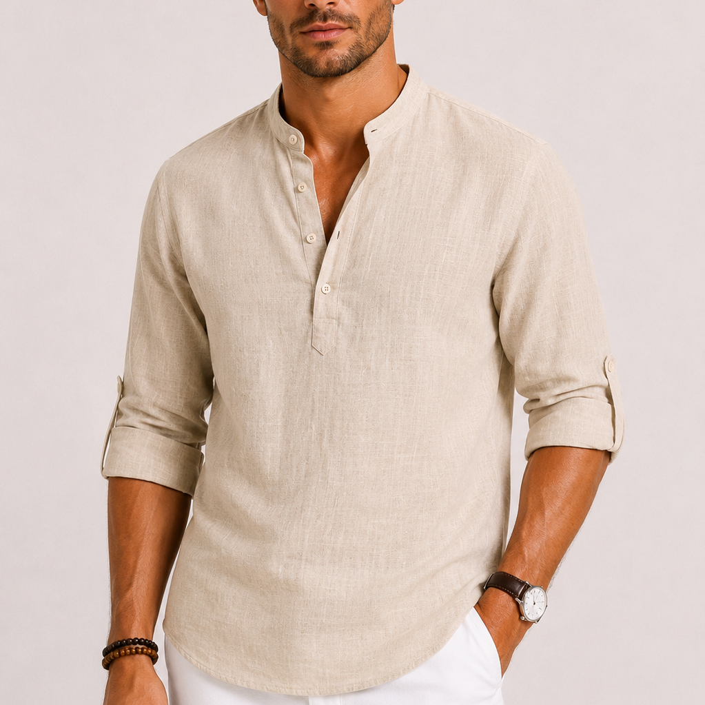 Maison Velutti | Camicia in Lino da Uomo