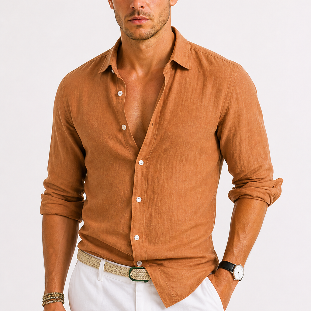 Maison Velutti | Camicia in Lino da Uomo