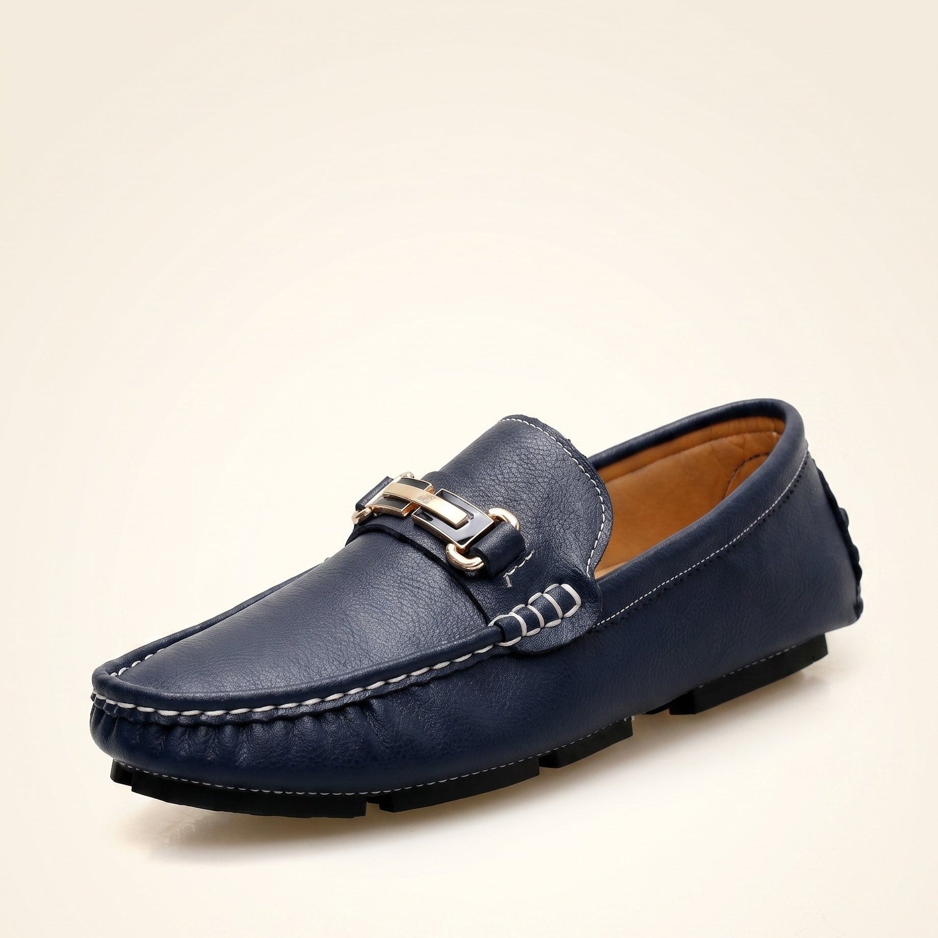 Mocassini Slip On Con Finitura Martellata