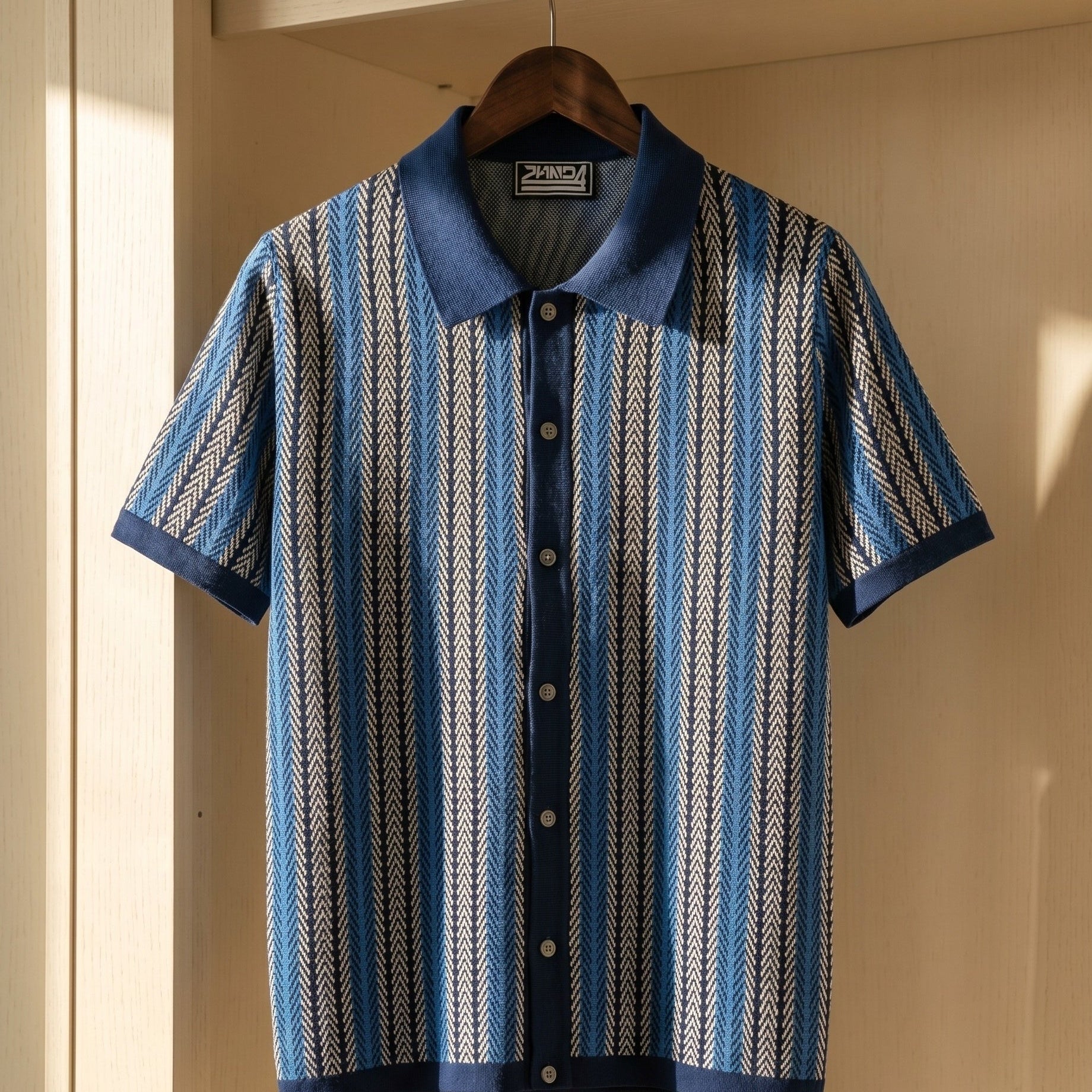 Polo In Maglia Con Bottoni E Colletto Classico