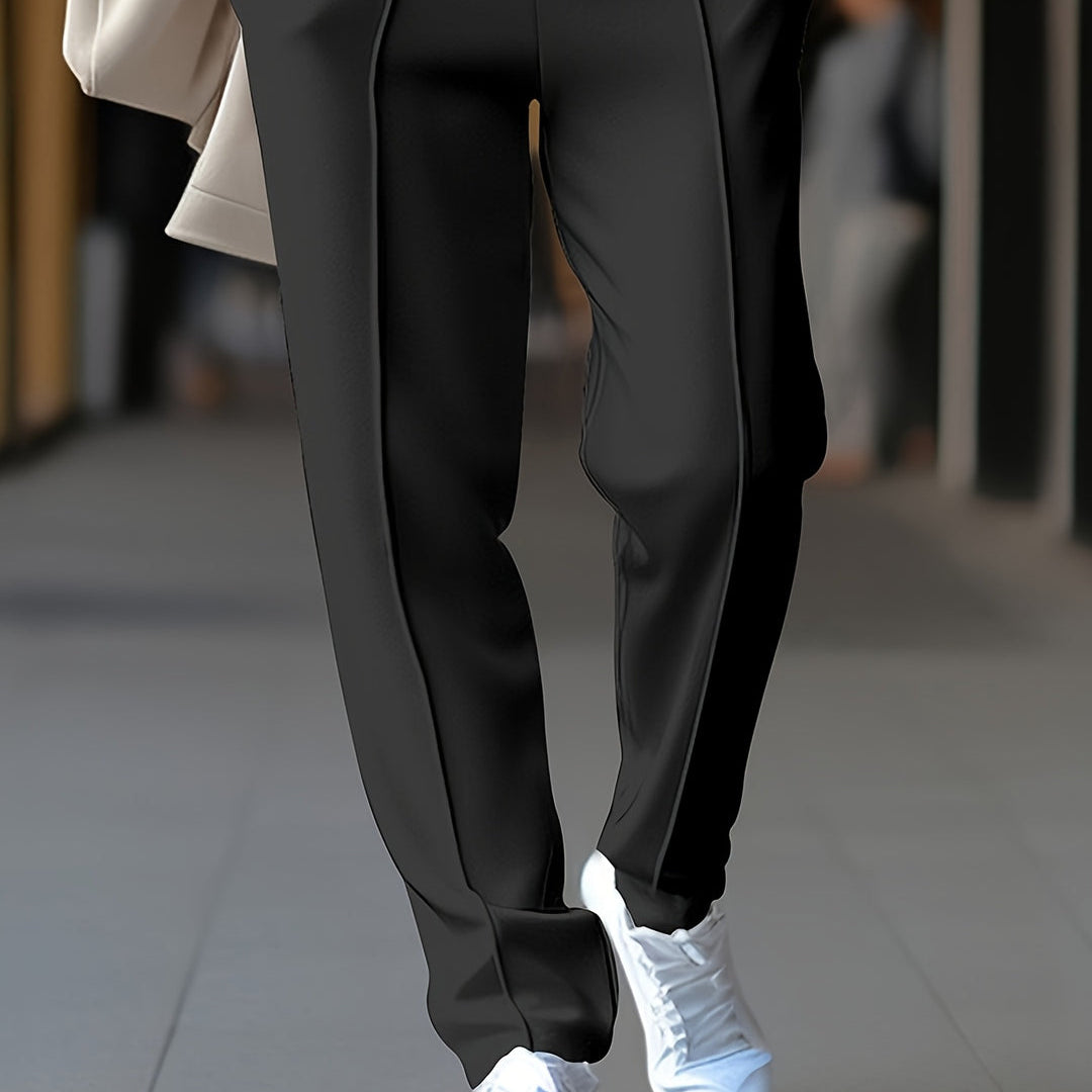 Pantaloni Sportivi Con Coulisse E Gamba Dritta