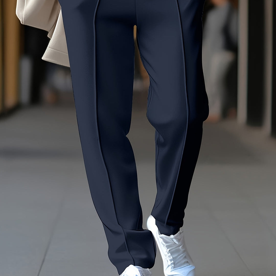 Pantaloni Sportivi Con Coulisse E Gamba Dritta