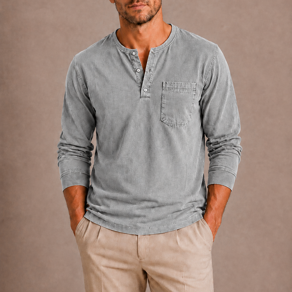 Maison Velutti | Maglia Henley da Uomo