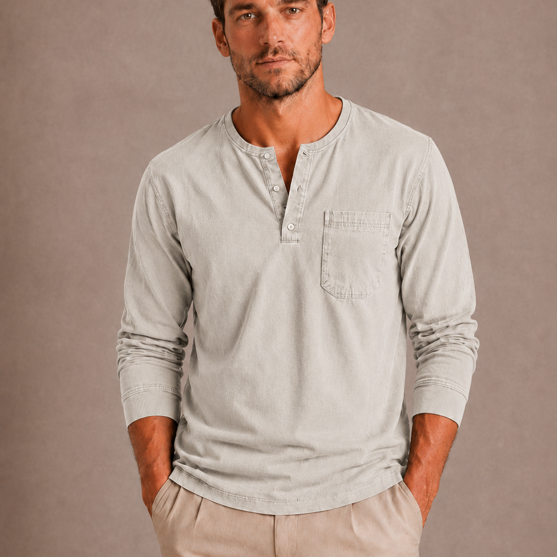Maison Velutti | Maglia Henley da Uomo