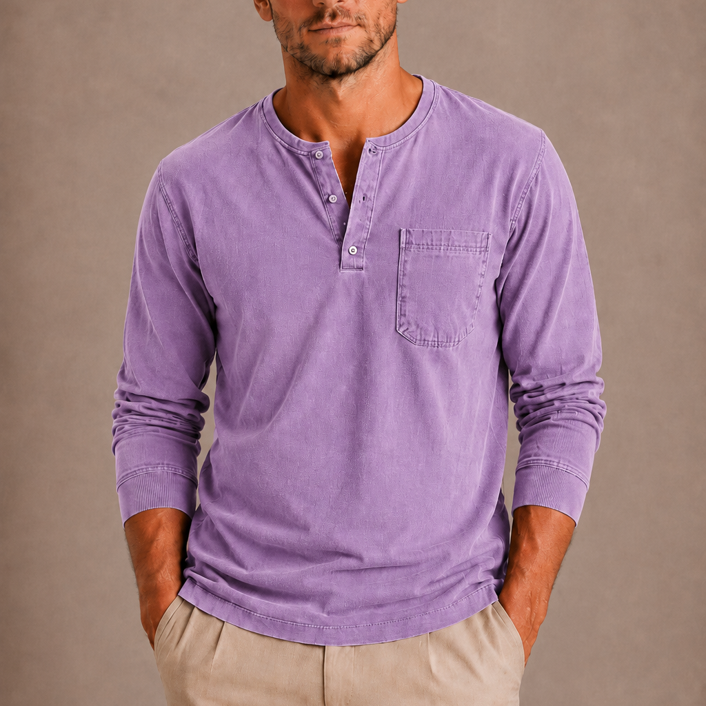 Maison Velutti | Maglia Henley da Uomo