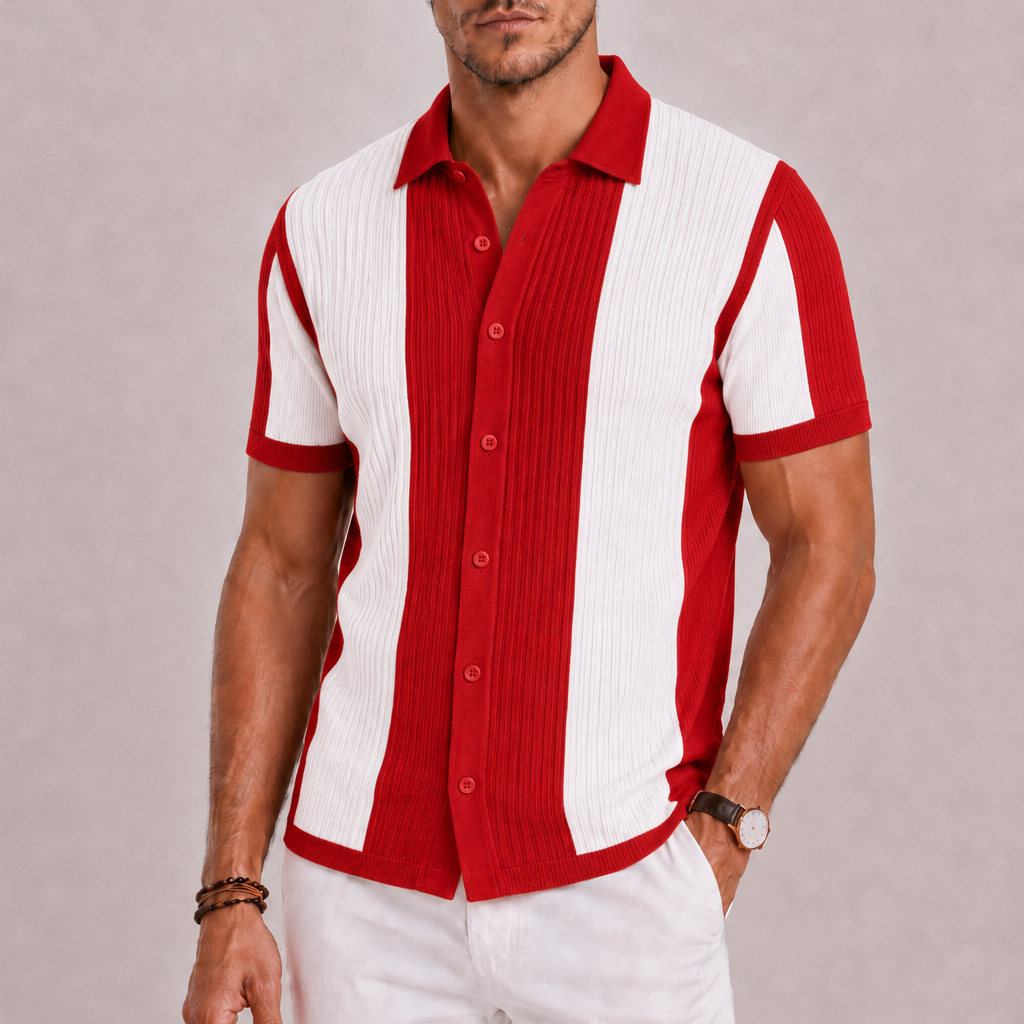 Maison Velutti | Polo con Design a Contrasto