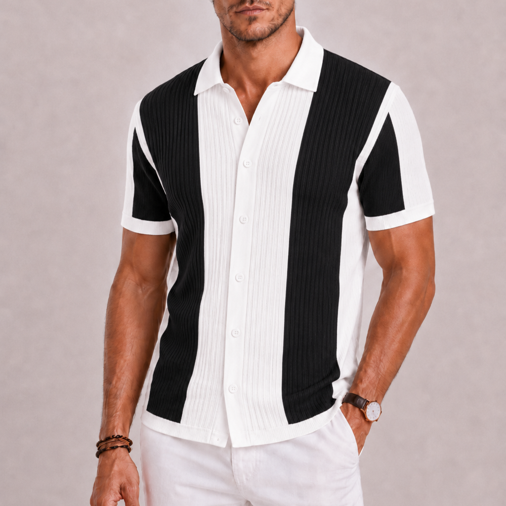 Maison Velutti | Polo con Design a Contrasto