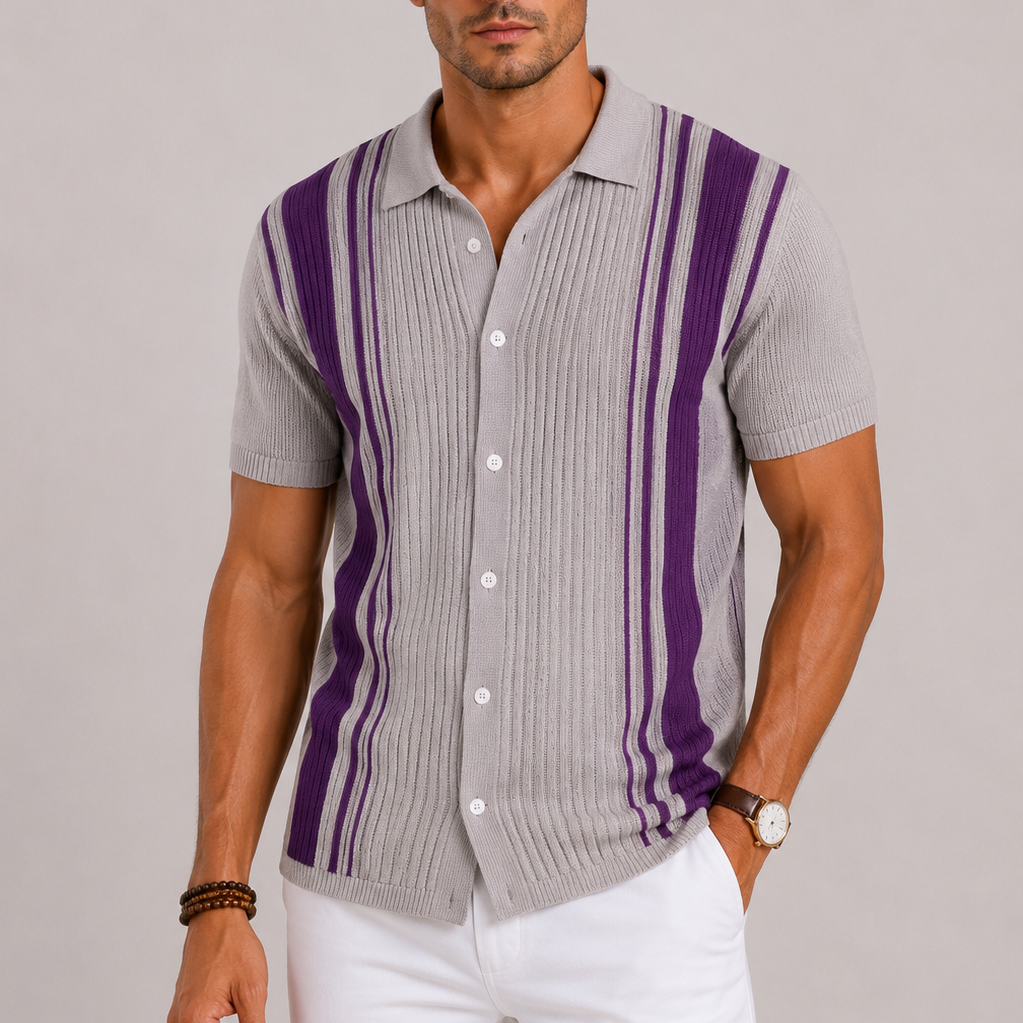 Maison Velutti | Polo con Design a Contrasto