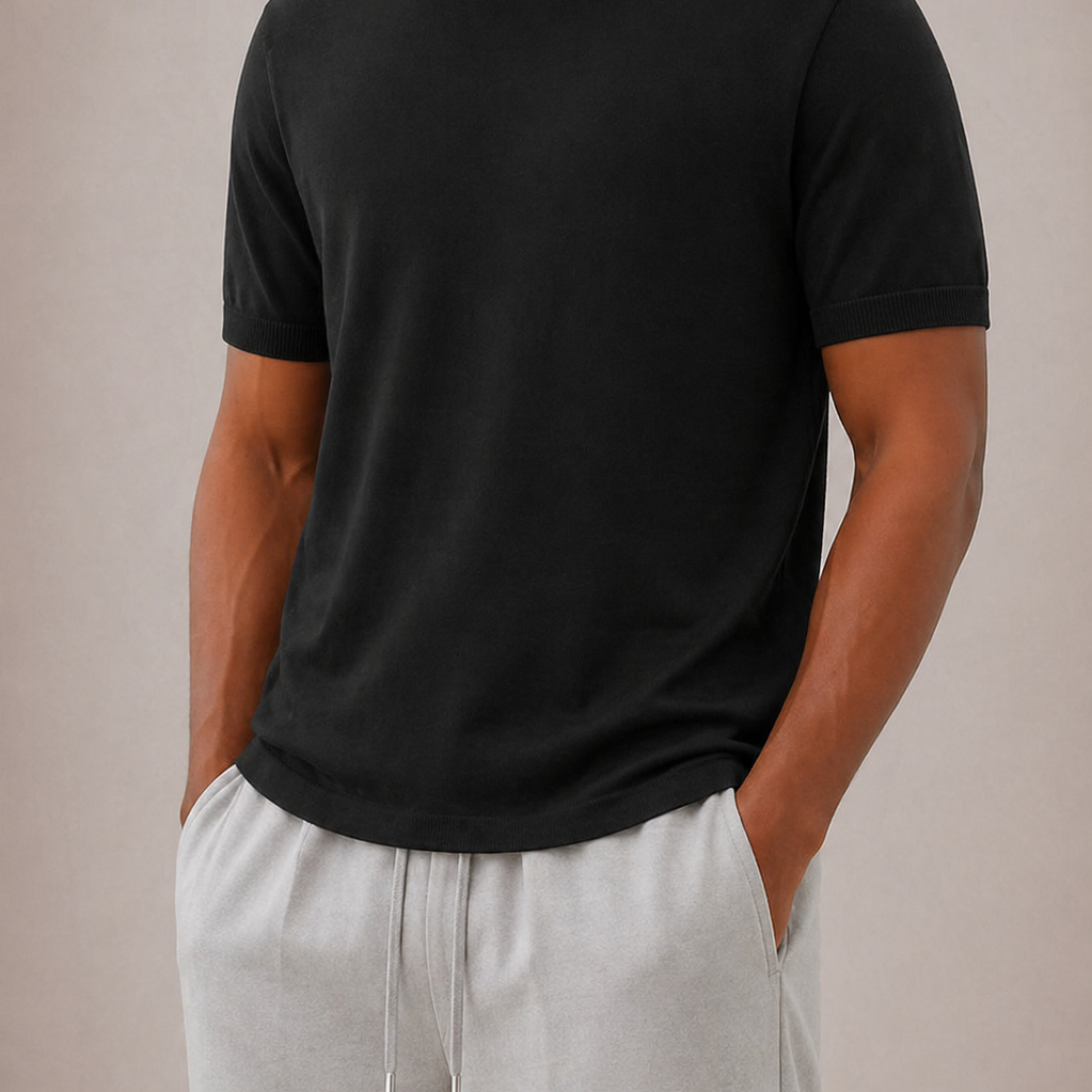 Maison Velutti | T-Shirt Collo Alto da Uomo