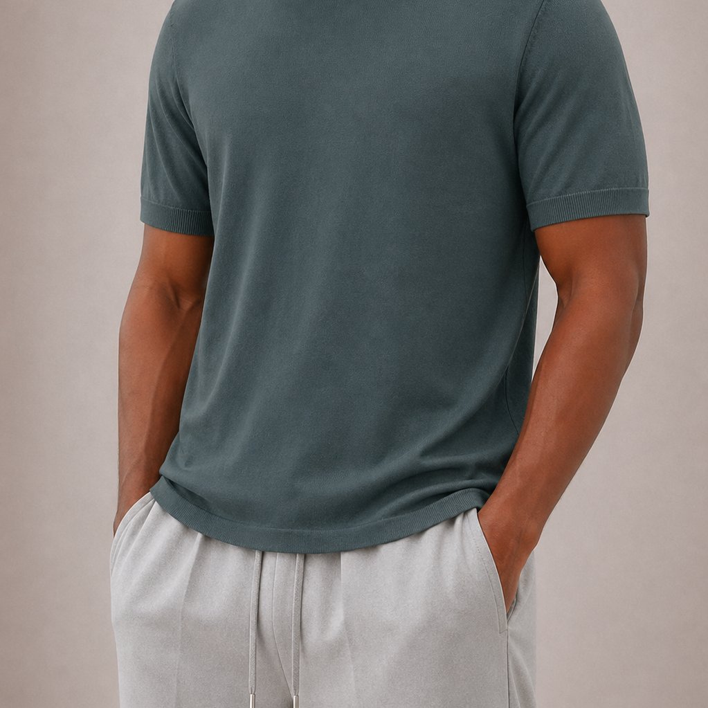Maison Velutti | T-Shirt Collo Alto da Uomo