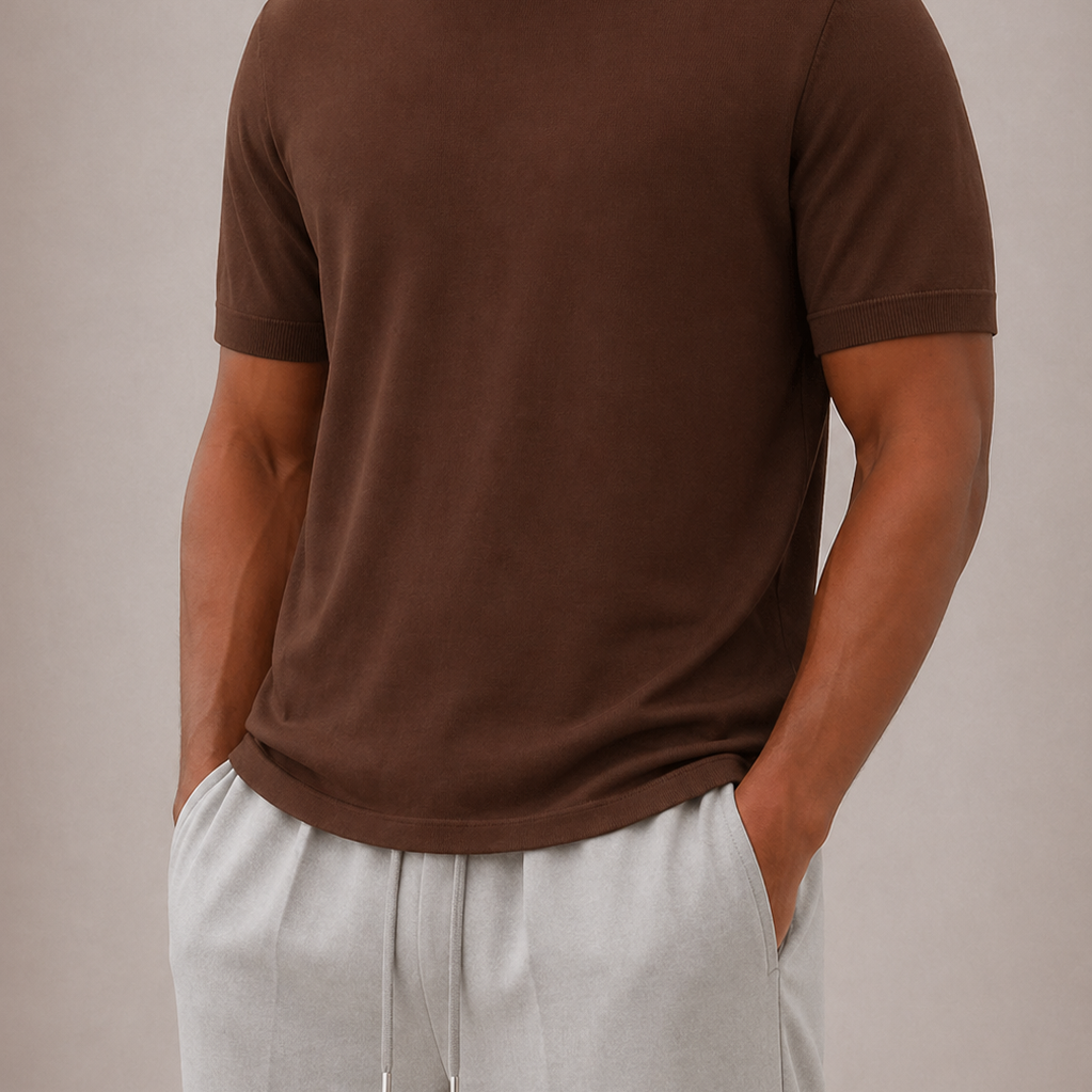 Maison Velutti | T-Shirt Collo Alto da Uomo